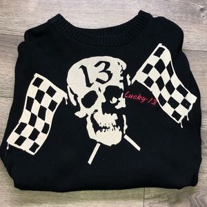Vintage Lucky 13 Sweater - Large